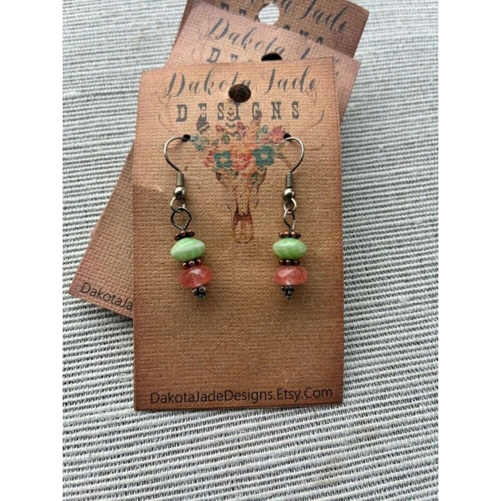 Stone Beaded Earrings